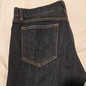 J. Crew "Driggs" dark blue jeans 32x30